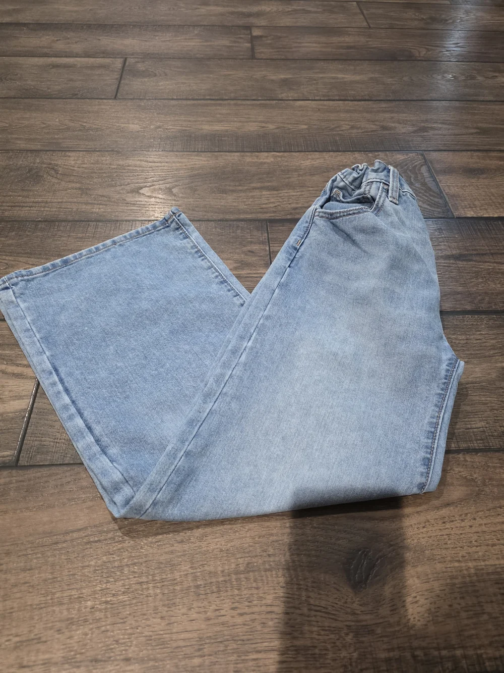 Old Navy Light Wash Elastic Waist Jeans